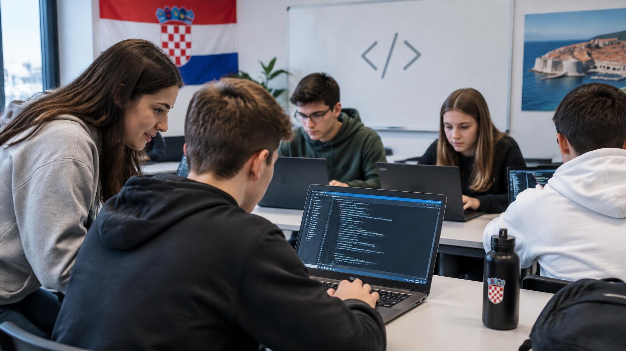 croatian students coding