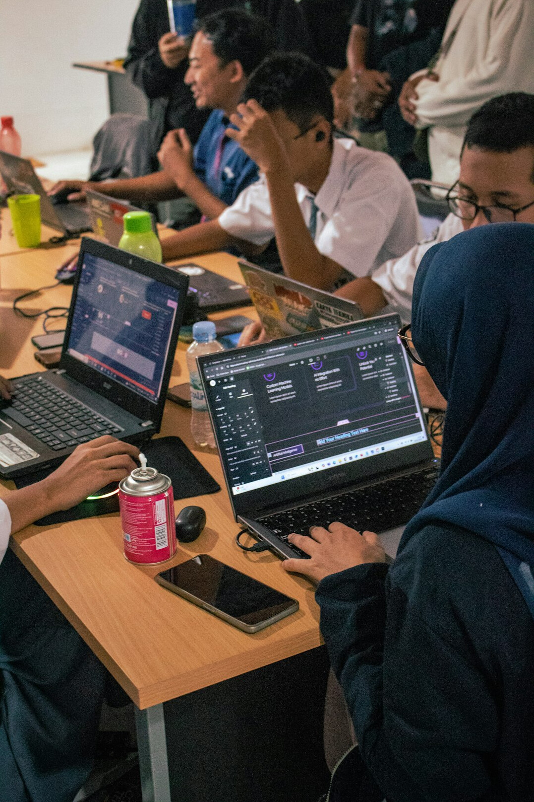 programming students learning